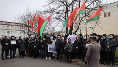 У Представительства УВКБ ООН по делам беженцев в Минске прошел пикет