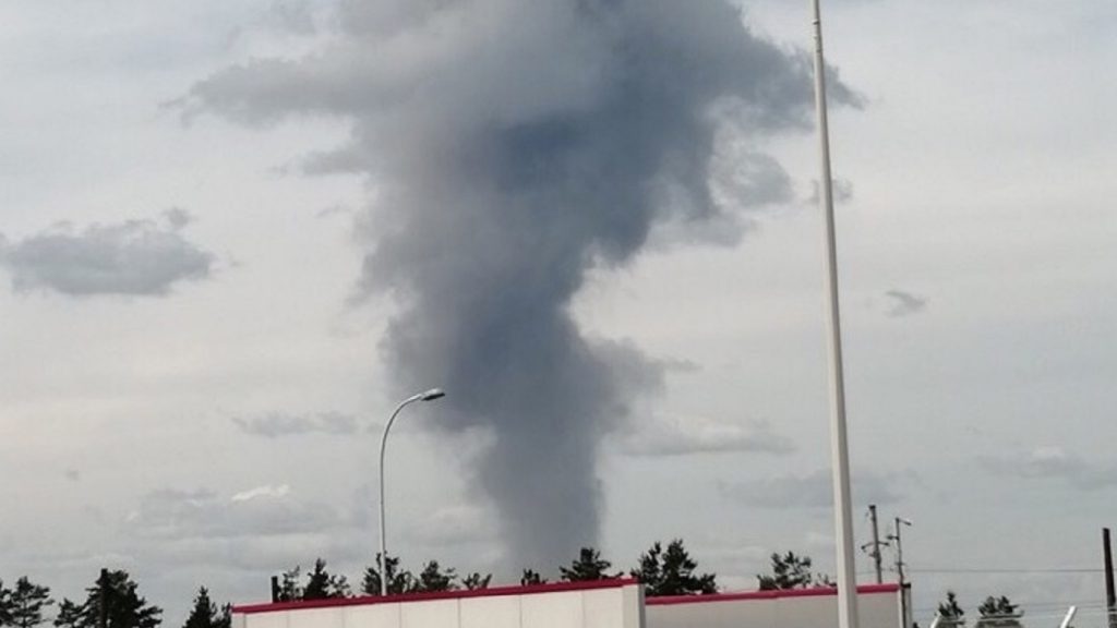 В нижегородском Дзержинске на заводе боеприпасов произошел пожар