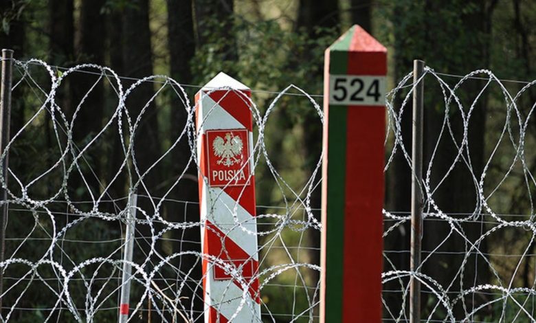 граница Беларуси и Польши, забор на границе