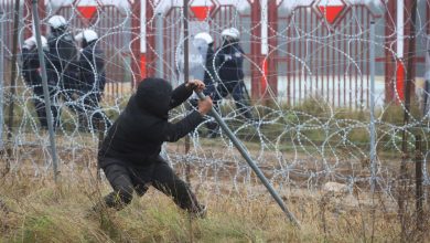 нелегальные мигранты на границе Беларуси и Польши, беженцы