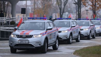 В Гродно 2 ноября вручили ключи от 14 новых машин для спасательных подразделений