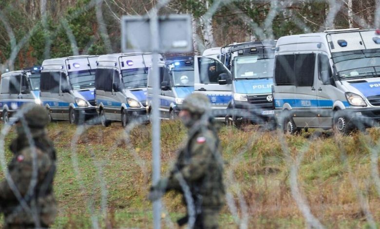 польские военные на границе