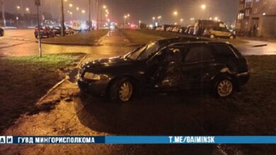Нетрезвый водитель совершил ДТП во Фрунзенском районе Минска