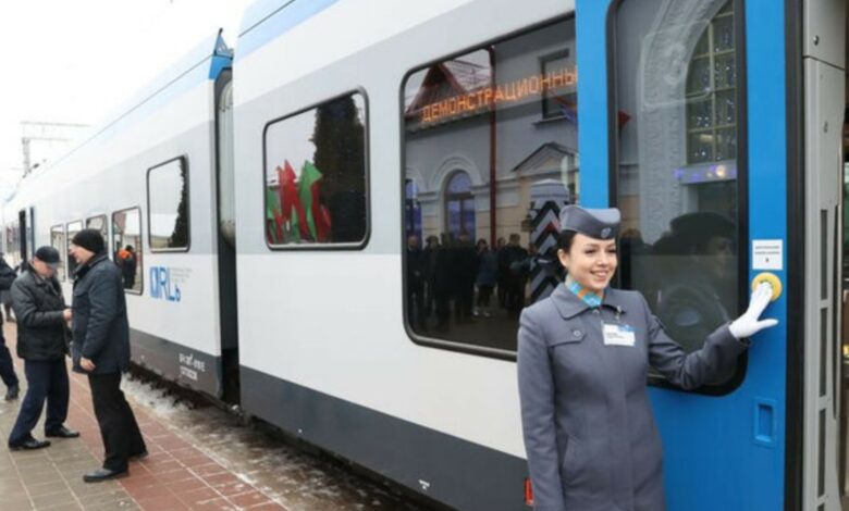 Электропоезда начали курсировать на участке Калинковичи — Светлогорск — Жлобин 1