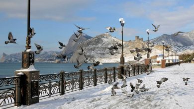 полуостров Крым, погода зимой