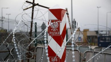 граница с Польшей, колючая проволока на границе