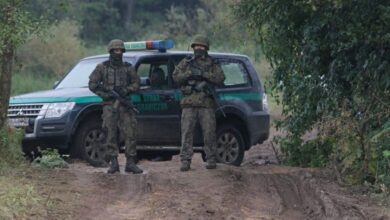 польские пограничники, граница Польши и Беларуси