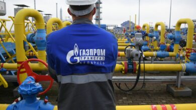Рабочий Газпрома в Беларуси