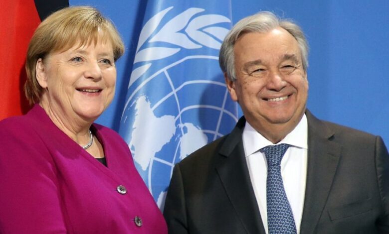 Меркель отказалась от работы в ООН 1