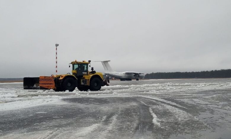 Аэропорт Минск работает в штатном режиме