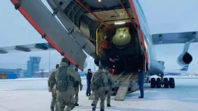 Белорусские миротворческие силы охраняют военный аэродром Казахстана