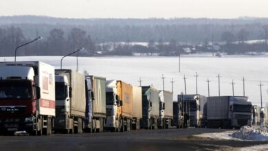 Выезда из Беларуси в страны ЕС ожидают почти 3,3 тыс. грузовиков