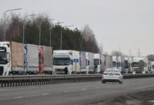 Выезда из Беларуси в страны ЕС ожидают 2 380 грузовиков