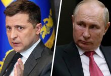 В. Путин и В. Зеленский