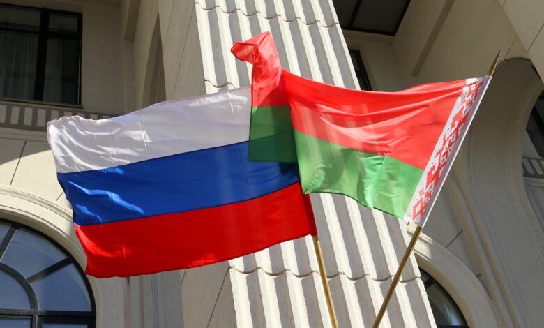 флаги Беларуси и России, Союзное государство