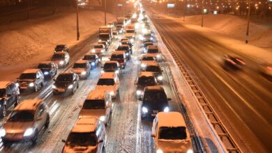 машины на дороге, трасса