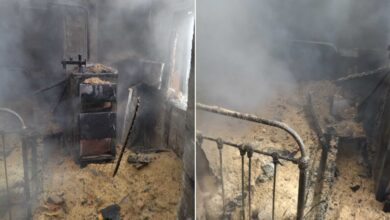 В Гродно мужчина попытался сам потушить пожар и попал в реанимацию 2