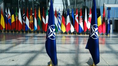 страны НАТО, флаги НАТО