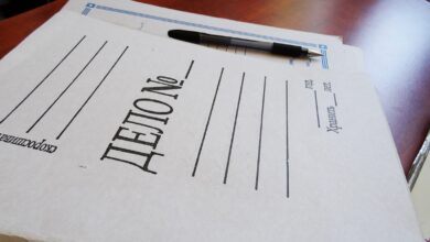 уголовное дело, папка с документами