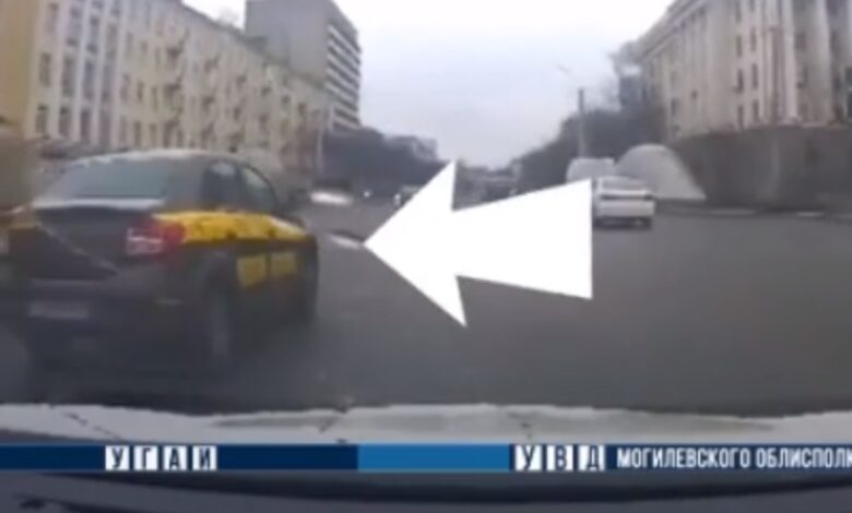 В Могилёве таксиста лишили прав на 6 месяцев за грубое нарушение ПДД 1