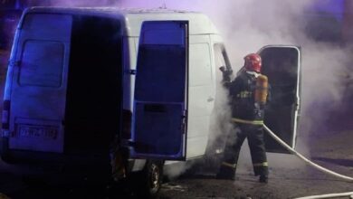 В Минске горел автомобиль