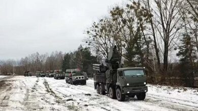 Российские военные развернули систему ПВО С-400 на учениях под Брестом