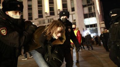 МВД сообщило о 600 задержанных в ходе незаконной акции в Москве