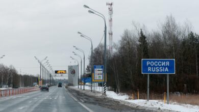 граница с Россией, автомобильное сообщение