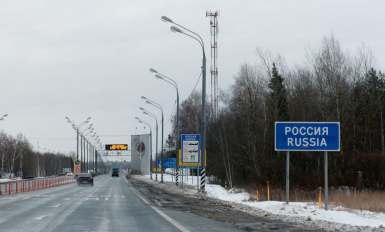 граница с Россией, автомобильное сообщение