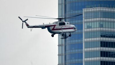 В МЧС объяснили, почему над Минском летали вертолёты вечером 3 марта 2