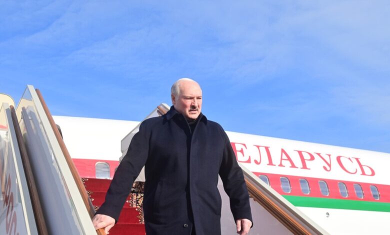 Александр Лукашенко 11 марта 2022 года совершает рабочий визит в Российскую Федерацию