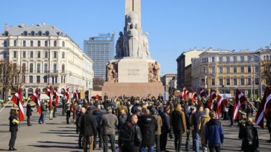 В Риге прошло шествие в честь Латышского легиона СС