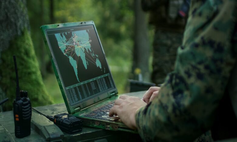 компьютерные учения, военный ноутбук
