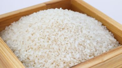 белый рис в ящике