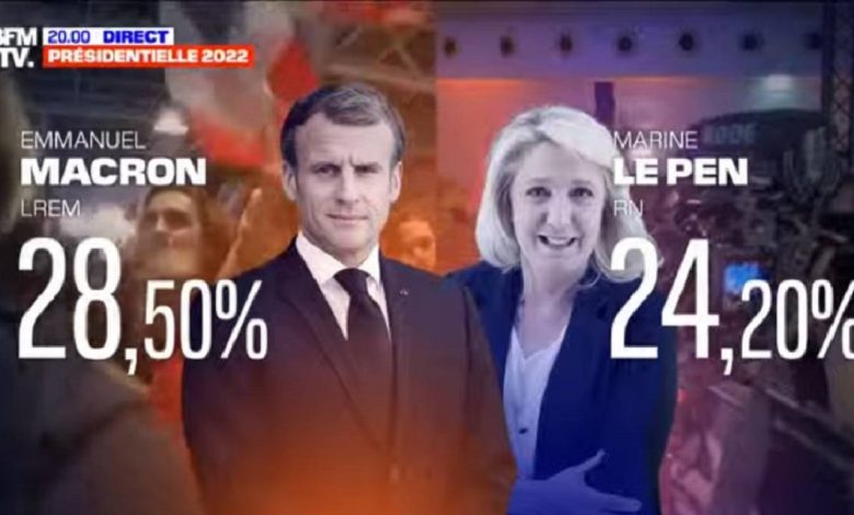 Макрон и Ле Пен лидируют по итогам первого тура выборов президента Франции