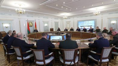 Александр Лукашенко 7 апреля 2022 года собрал Совет Безопасности в расширенном формате