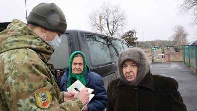 граждане Украины продолжают прибывать в Беларусь, граница Беларуси и Украины