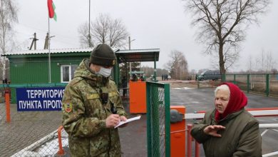 белорусский пограничник, пункт пропуска на границе