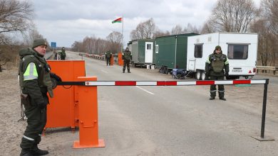 белорусские пограничники на границе