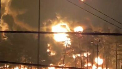 пожар на нефтебазе