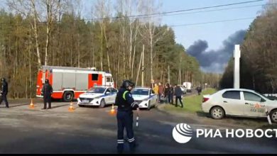 пожар на нефтебазе