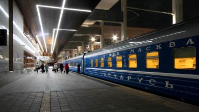 Поезд Москва-Минск