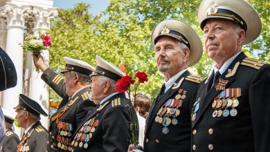 Ветераны на параде Победы