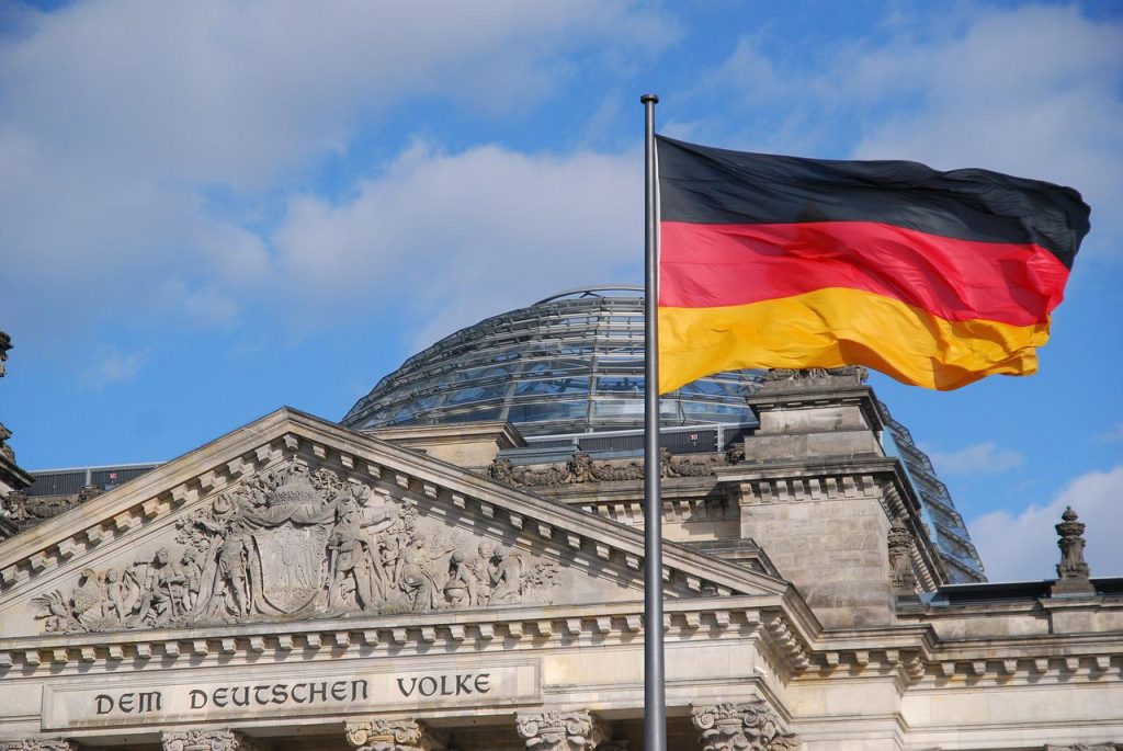 Германия, флаг, парламент