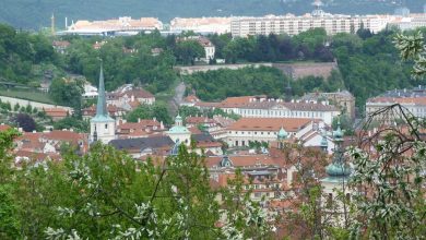 Прага, Чехия, украинские беженцы