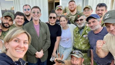 Юлия Барановская вместе с Григорием Лепсом приехали на Донбасс 11