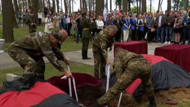 Минск, перезахоронение красноармейцев