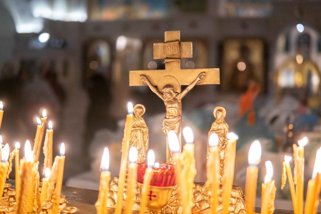 поминальная суббота, церковь, свечи