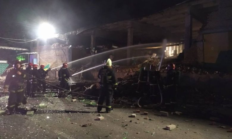 пожар в Минске