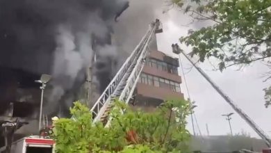 Москва, пожар, МЧС, бизнес-центр